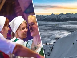 Combo (Save 10%): Nordkettenbahn Cable Car + Tyrolean Evening Folk Show Tickets